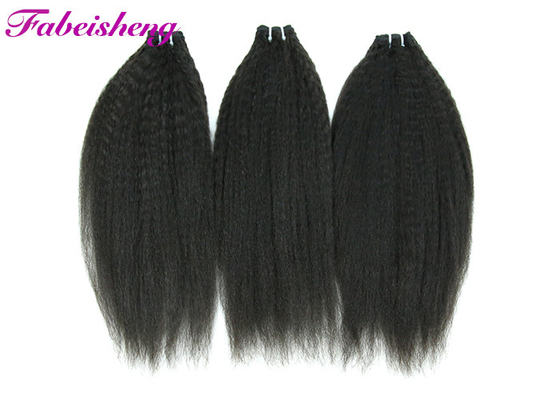 OEM 24/26/28 Inch Mink Virgin Indian Hair / 7A Kelas Ekstensi Rambut